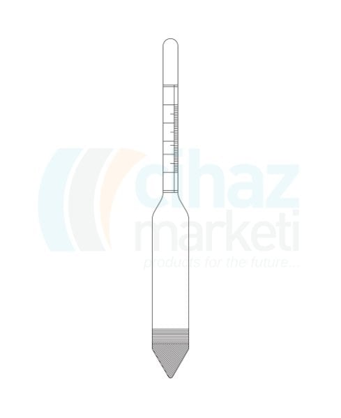 Çalışkan Cam Teknik LG029.01.1415 Hidrometre 1.400 - 1.500 Ölçüm Aralığı