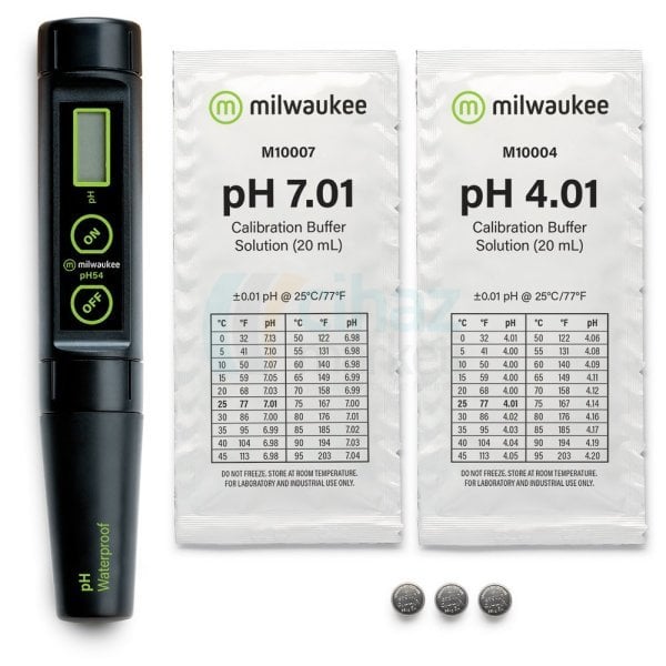 Milwaukee pH54 Değiştirilebilir Problu Su geçirmez pH Metre