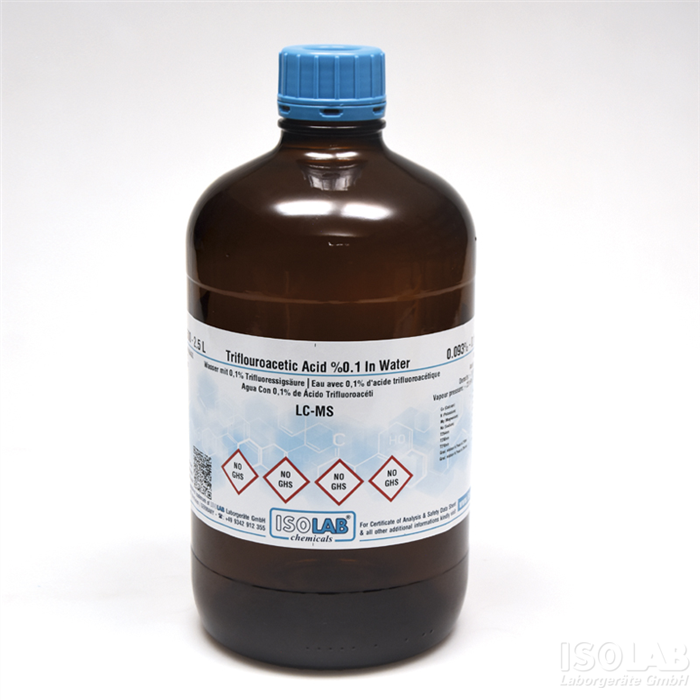 ISOLAB 974.068.2501 TRIFLUOROACETIC ACID 0.1% IN WATER, LC-MS