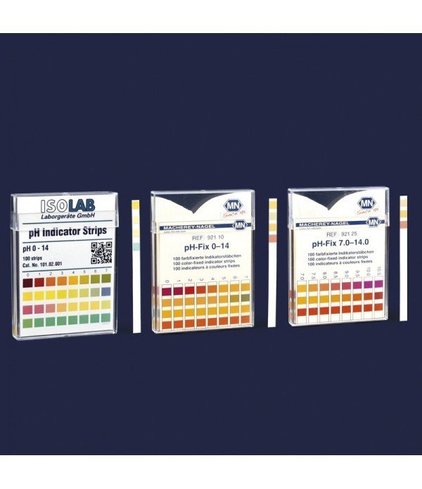 ISOLAB 101.02.001 pH indikatörü - 0,0 - 14,0 pH - ISOLAB