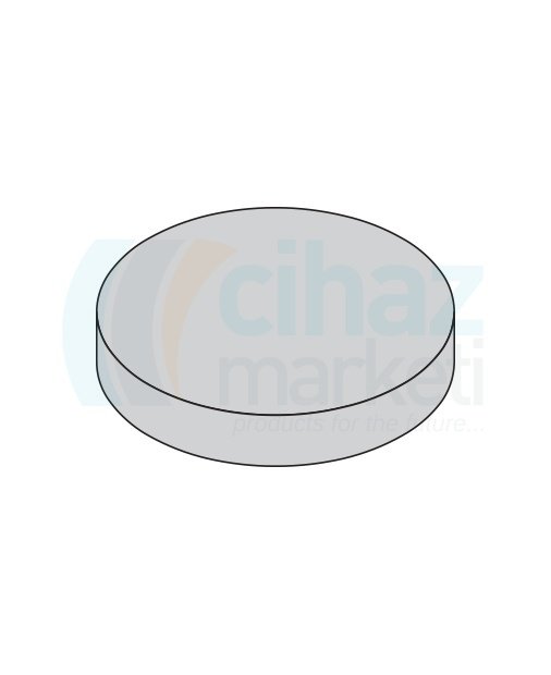 Çalışkan Cam Teknik LG022.01.0020 Cam Filtre (Frit, Sinterdisk) Filtre Çapı 20 mm, Porozite No 00-5