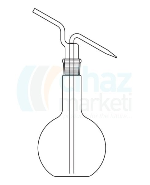 Çalışkan Cam Teknik LG024.14.0500 Piset, Cam Başlıklık NS: 29/32, 500 ml Hacim