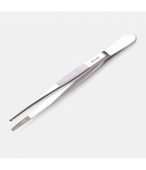 ISOLAB 048.01.160 pens - paslanmaz çelik - genel amaçlı - düz - yuvarlak uçlu - 160 mm