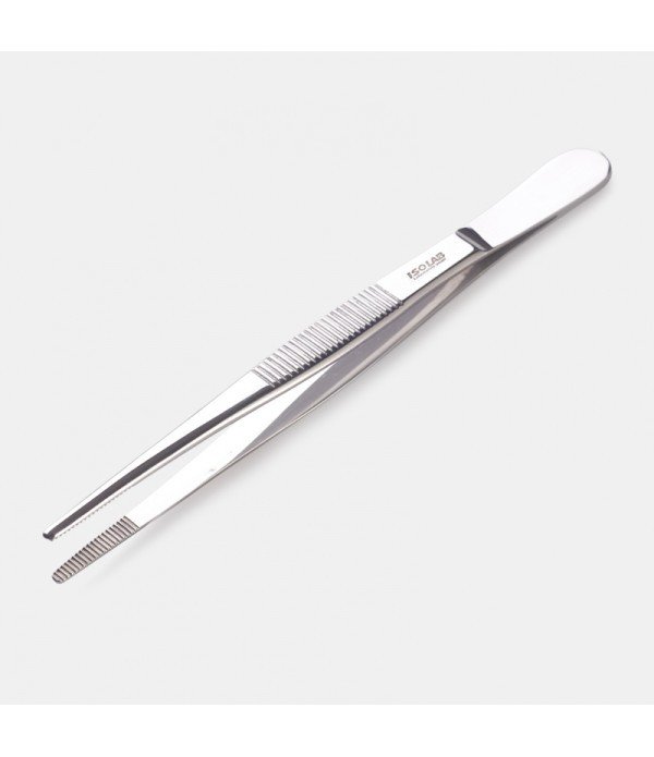 ISOLAB 048.01.250 pens - paslanmaz çelik - genel amaçlı - düz - yuvarlak uçlu - 250 mm