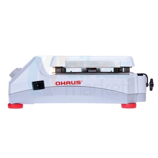 OHAUS e-G51HS07C Isıtıcılı Manyetik Karıştırıcı, 60-1600 rpm, Oda Sıc-500°C, 15l, 17.8x17.8cm, Seramik, Dijital