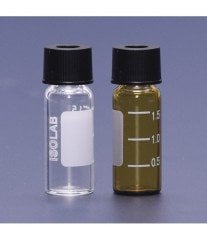 ISOLAB 095.00.001 vial - vida kapak - N8 - 1,5 ml - 11,6 x 32 mm - şeffaf