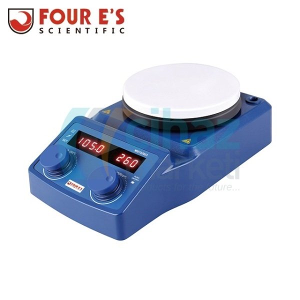 FOUR E’s MI0102003 5’’ Dijital Isıtıcılı Manyetik Karıştırıcı 280°C 5L, Stand ve Sıcaklık Probu ile