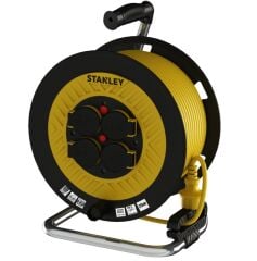 Stanley ST-P-2515 Makaralı Kablo 25 Mt, 3x1.5mm, 4 Prizli, IP44