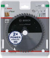 BOSCH 165 x 1,5 x 20 mm 48 Diş Ahşap Elmas Daire Testere Bıçağı