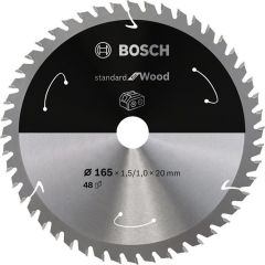 BOSCH 165 mm 48 Diş Ahşap Daire Testere Bıçağı (2608837687)