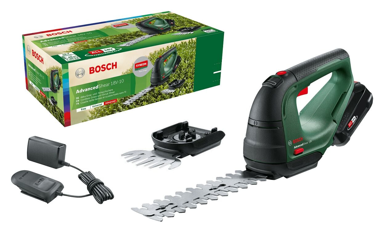 BOSCH AdvancedShear 18V-10 Akülü Çim ve Çit Kesme Makinası Tek Akülü