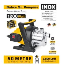 SGS 5374 BAHÇE SU POMPASI İNOX 1200 WATT