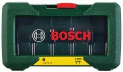 BOSCH 8 mm Ahşap Freze Uç Seti 6 Parça (2607019463)