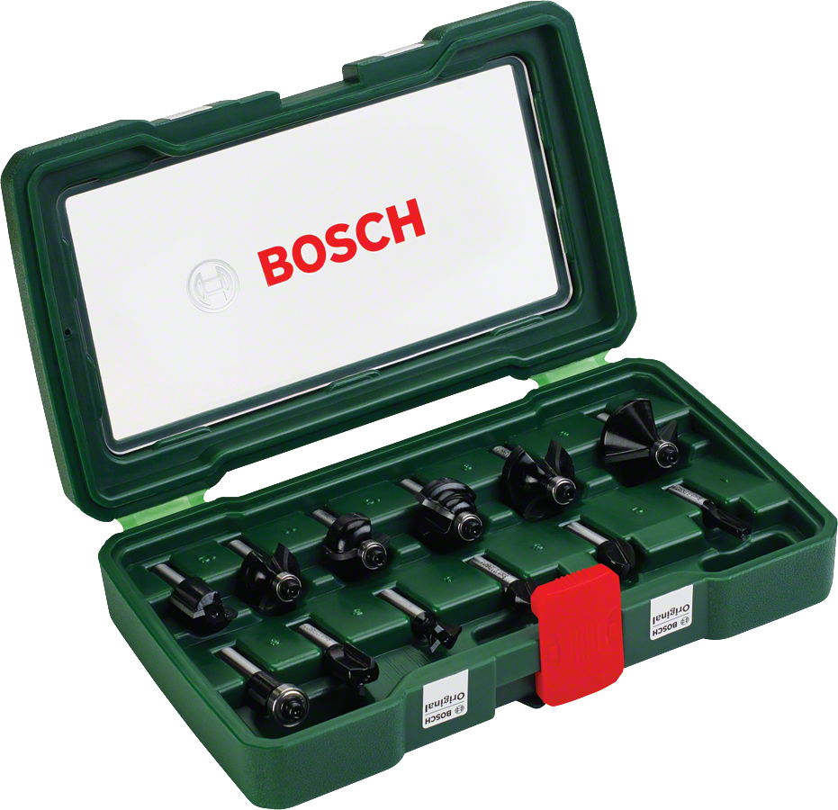 BOSCH 8 mm Ahşap Freze Uç Seti 12 Parça (2607019466)