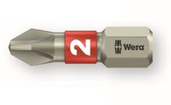 WERA PH2 x 25 mm Yıldız Bits Uç (3851/1 TS)