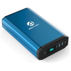 Acopower X230 14.8Volt 13Amper Li-ion Yedek Buzdolabı Aküsü + Powerbank + LED Lamba