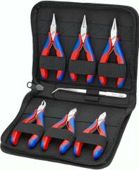 KNIPEX 002016 6 Parça Elektronikçi Pense Seti