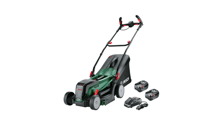 BOSCH Universal Rotak 18V-37-550 Çift Akülü Çim Biçme Makinası