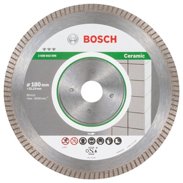 BOSCH Porselen-Seramikte Ekstra Temiz ve Hızlı Kesim İçin Elmas Testere 180 mm