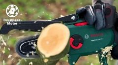 BOSCH EasyChain 18V-15-7 Şarjlı Zincirli Budama Makinası 18 Volt (Akü ve Şarj Aleti Hariç)