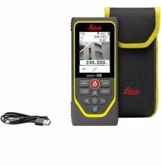 LEICA DISTO X6 P2P Bluetooth ve Kameralı Lazer Metre (250 metre)