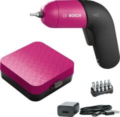 BOSCH IXO 6 Akülü Vidalama 3.6 Volt (Pembe-ColourEdition)