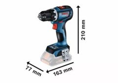 BOSCH GSB 18V-90 C Kömürsüz Şarjlı Darbeli Matkap 18 Volt 5.0 Ah