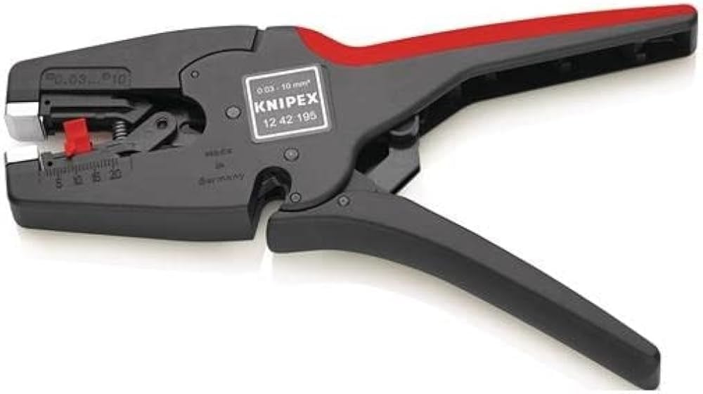 KNIPEX Otomatik Kablo Sıyırma Pensesi 195 mm (1242195)