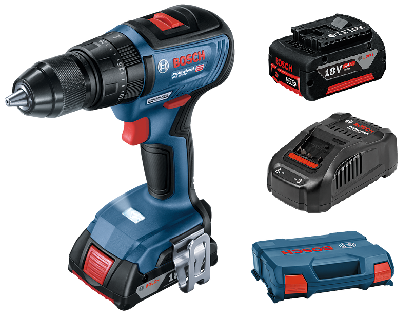 BOSCH GSB 18 V-50 Şarjlı Darbeli Matkap 18 Volt (2-5 Ah)