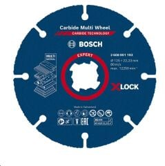 BOSCH Carpide Multi Whell Taşlama İçin Ahşap Kesme Diski 125 mm (Elmas Uçlu)