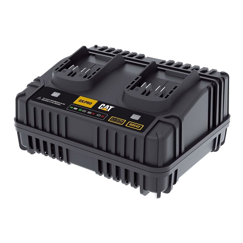 CAT DXC42 18Volt Li-ion ONE FOR ALL Profesyonel İkili Hızlı Akü Şarj Cihazı