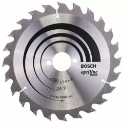 BOSCH Optiline Wood 190x30 mm 24 Diş Ahşap Daire Testere Bıçağı