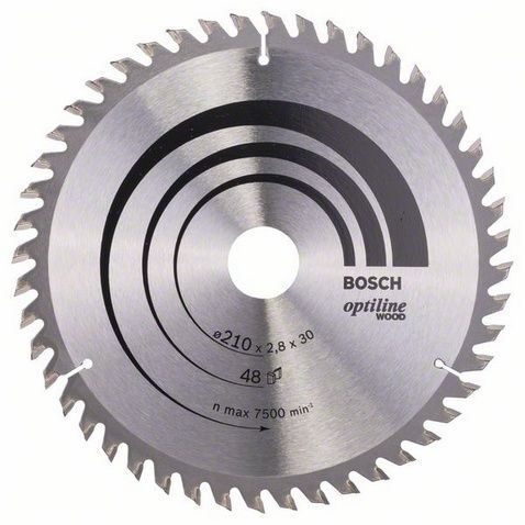 BOSCH Pro Wood 210 mm 48 Diş Ahşap Daire Testere Bıçağı