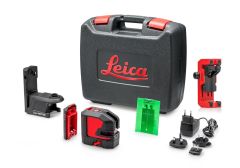 LEICA LINO L2P5G Şarjlı 4 Noktalı ve Şaküllü Çapraz Çizgili Yeşil Lazer Terazi