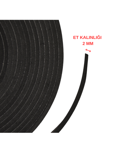 2 x 10 Mm (5 Metre) Yapışkanlı Epdm Sünger Şerit