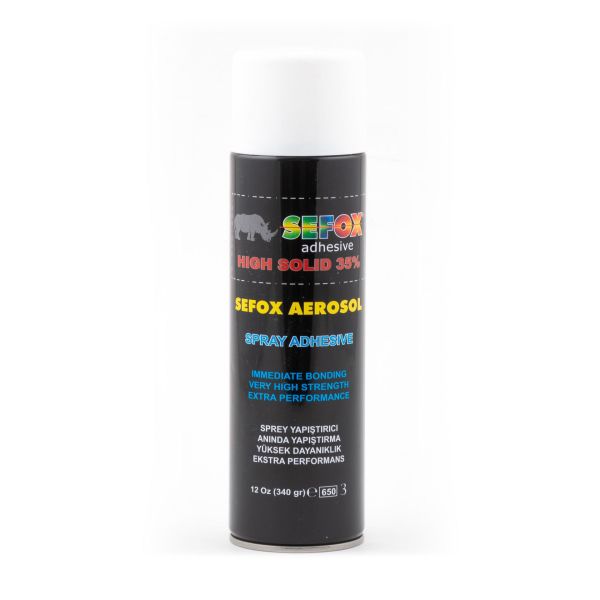 Akustik Sünger 30 mm ( En : 1 Mt Boy : 1 Mt) + Sefox  Sprey Yapıştırıcı 340 Gr (1 Adet)