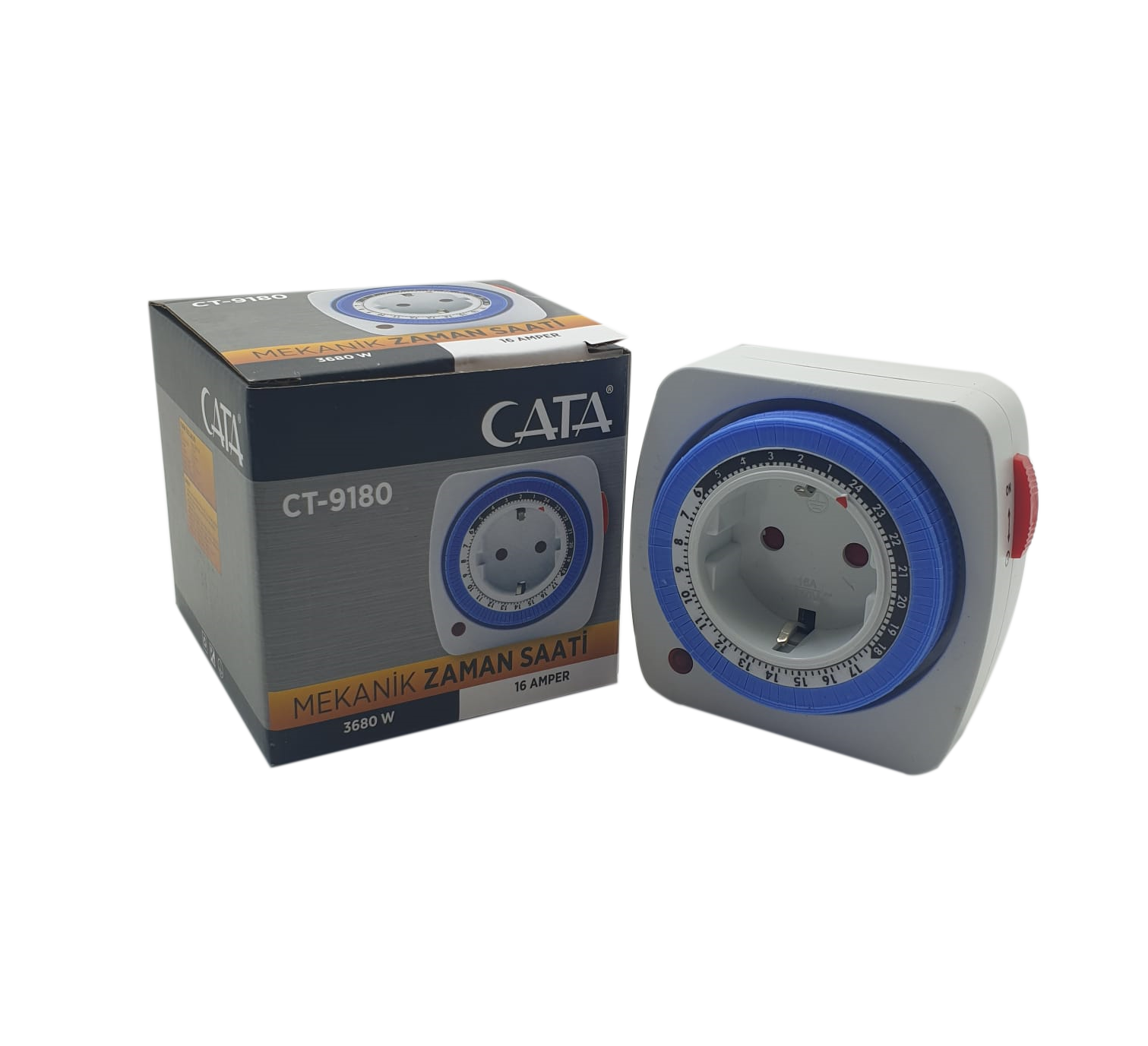 Cata CT-9180 3500w 16A Mekanik Zaman Saati
