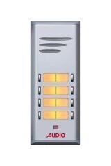 Audio 004849 E08 8Li Basic Serisi Çift Butonlu Zil Paneli