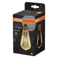 Osram Led Edison 2.5W 2500K 225 LM E27 Duylu Vintage 1906 Edition Rustik Ampul-4058075808706