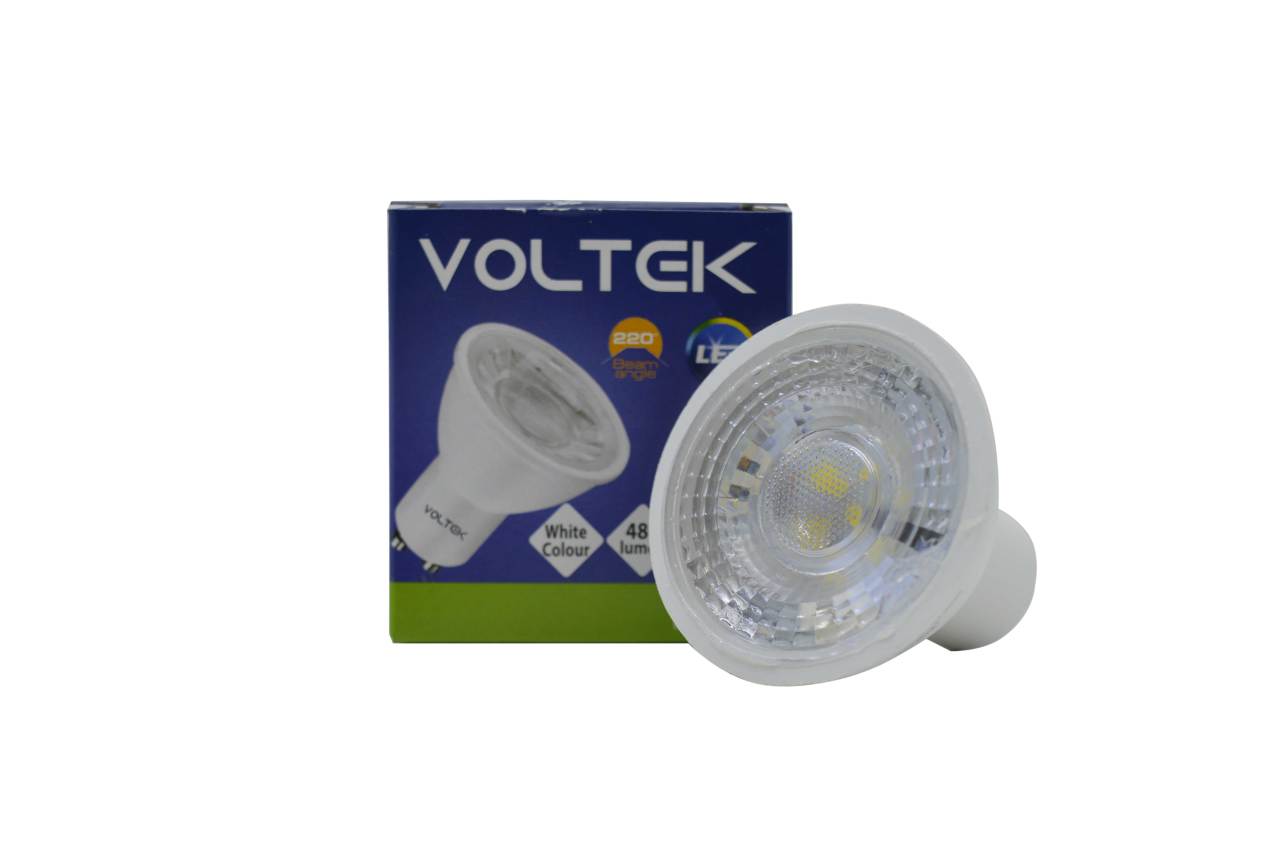 Voltek 5W Gu10 Duylu 6500K Beyaz Işık Mercekli Led Ampul