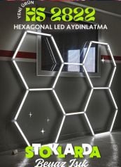 Helios HS 2822 200W Hexagonal Led Aydınlatma Beyaz Işık