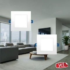 YCL Yücel ALP 3006 6 Watt Sıva Altı Kare Led Panel Günışığı