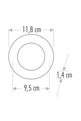 Cata CT-5145 6W 3000K Günışığı Slim Led Panel