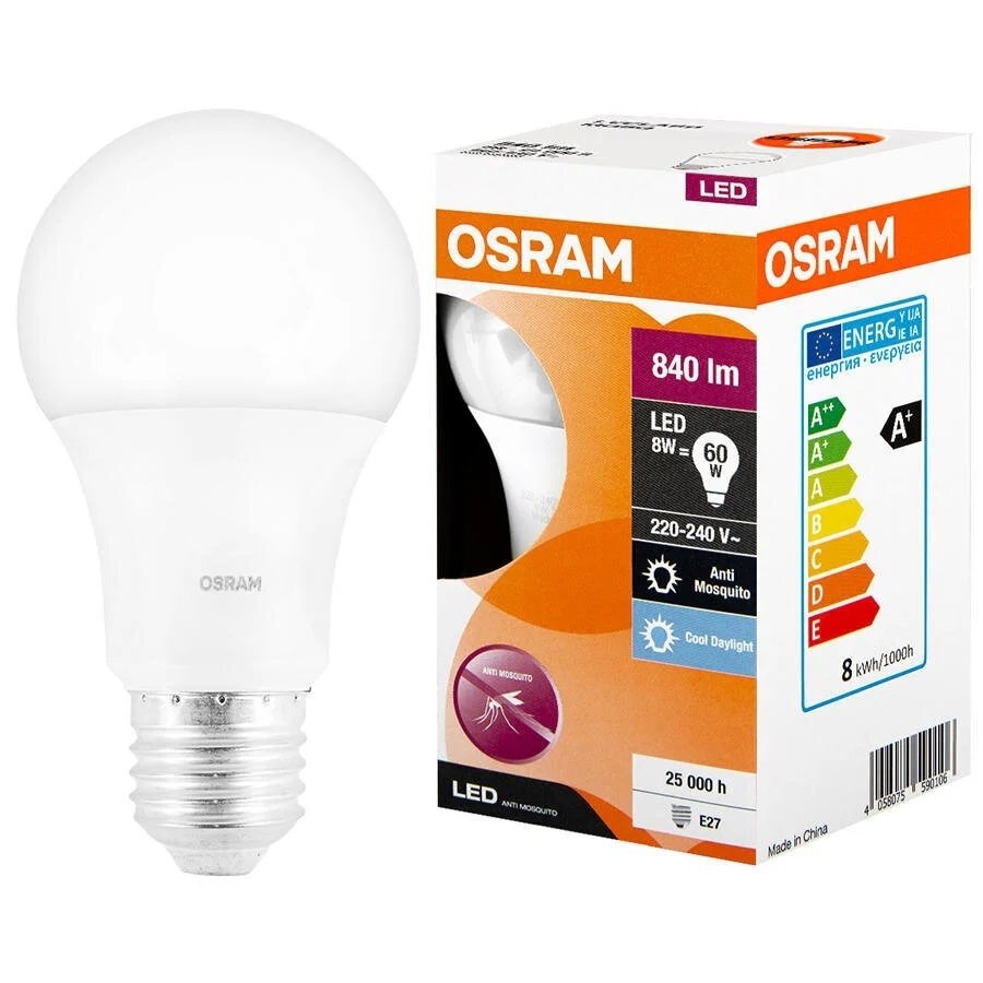 Osram Ledvance 2 in 1 8W 840 Lümen Günışığı Sinek Kovucu Ampul