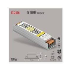 CATA CT-2576 10A 120W Slim Fansız Şerit Led Trafosu