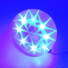 Yıldız Animasyonlu RGB Led 8 Top Işık Disko Küre Aydınlatma 220 V