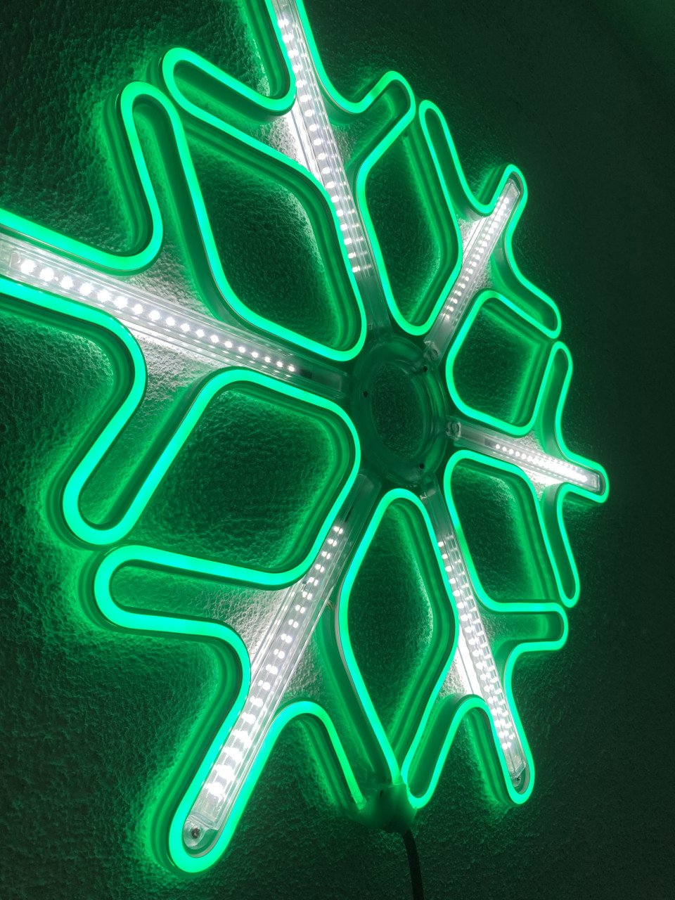 Sunlight Kar Tanesi Neon Yeşil Yüksek Işık Gücü Kayar Beyaz Ledli IP44
