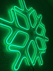 Sunlight Kar Tanesi Neon Yeşil Yüksek Işık Gücü Kayar Beyaz Ledli IP44