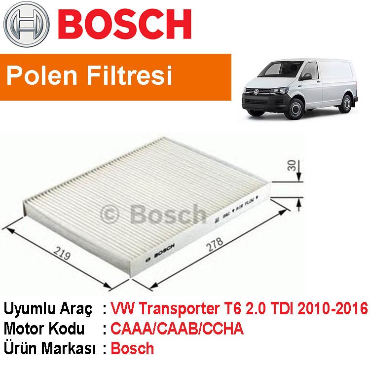 VW Transporter T6 2.0 TDI Polen Filtresi 2010-2016 [Bosch]