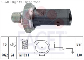 VW YAĞ MÜŞÜRÜ 1.40 BAR  VW 06A919081A,D,E (Siyah)  Facet 7.0135